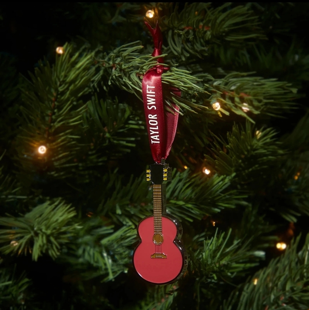 Taylor Swift Red Guitar Ornament